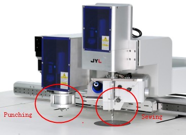 工业电脑孔冲压和缝纫双针jy-cf10060